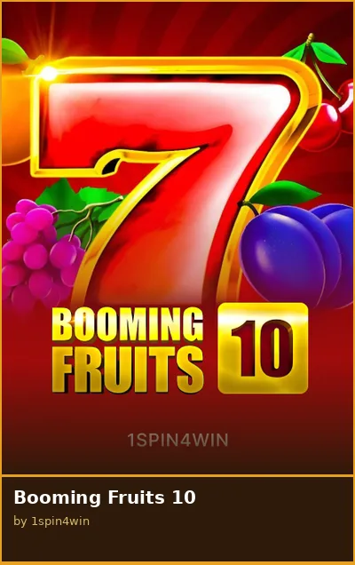 Booming Fruits 10 slot