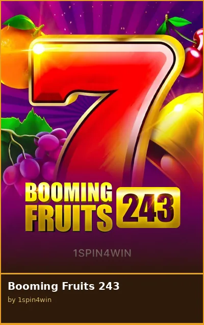 Booming Fruits 243 slot