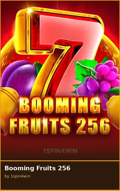 Booming Fruits 256 slot