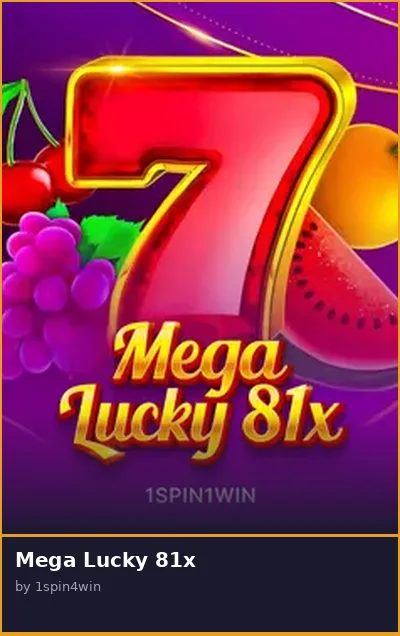 Mega Lucky 81x slot