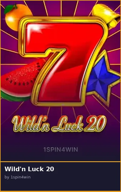 Wild n Luck 20 slot