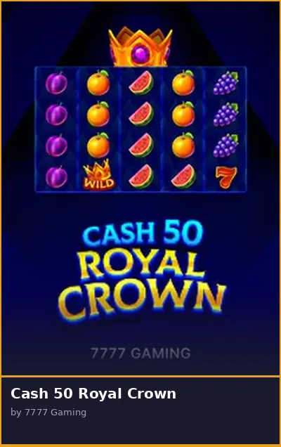 Cash 50 Royal Crown slot