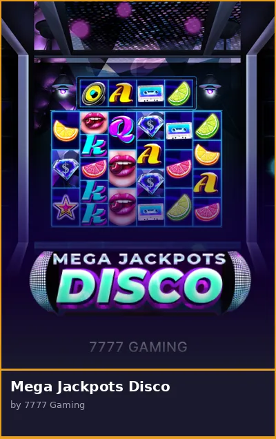 Mega Jackpots Disco slot