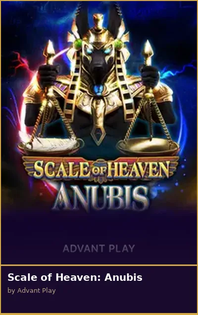 Scale of Heaven  Anubis slot