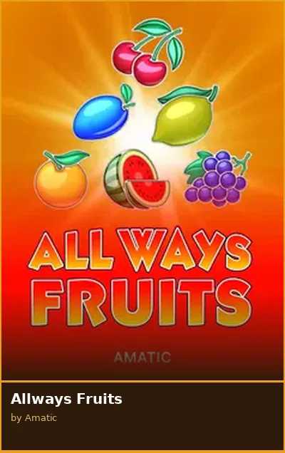 Allways Fruits slot
