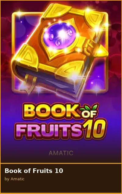 Book of Fruits 10 slot