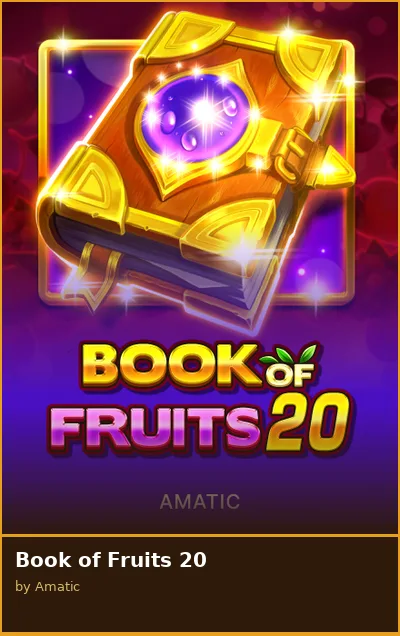 Book of Fruits 20 slot