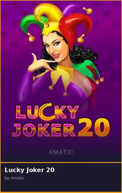 Lucky Joker 20 slot