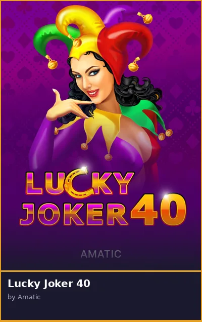 Lucky Joker 40 slot