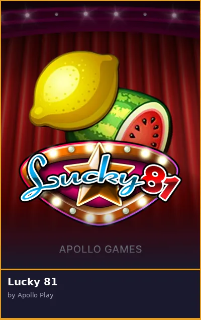 Lucky 81 slot