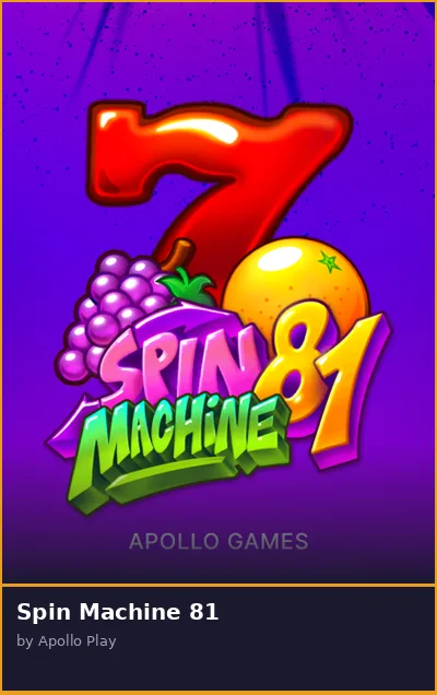 Spin Machine 81 slot