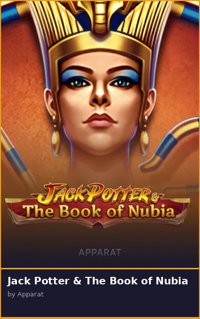 Jack Potter   The Book of Nubia slot