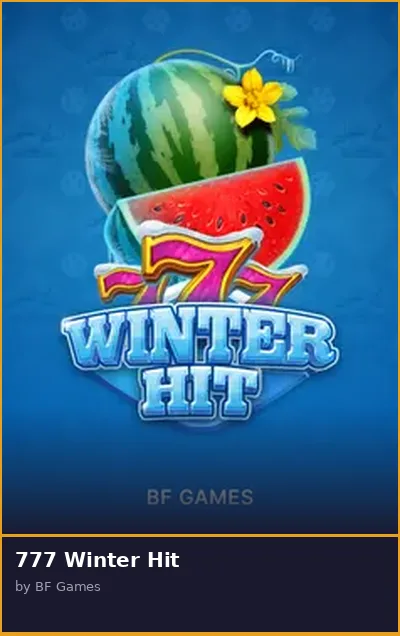 777 Winter Hit slot