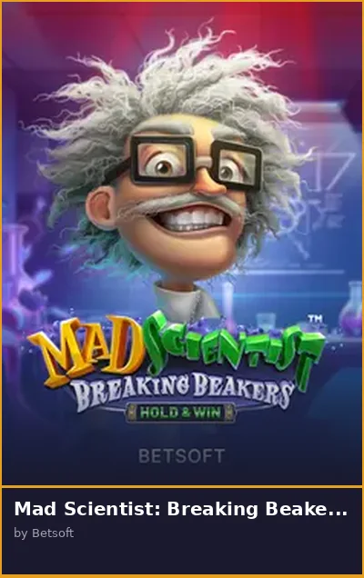 Mad Scientist  Breaking Beakers - Hold   Win slot