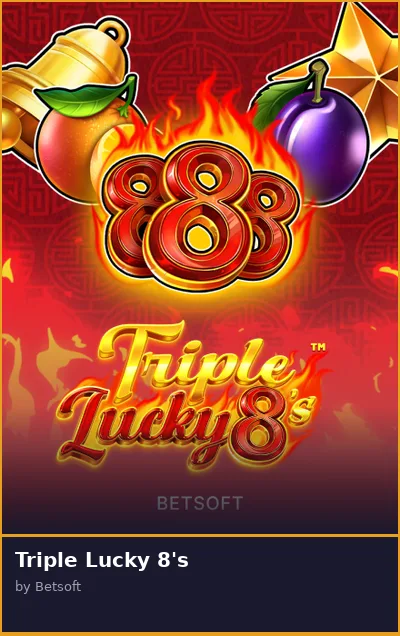 Triple Lucky 8 s slot