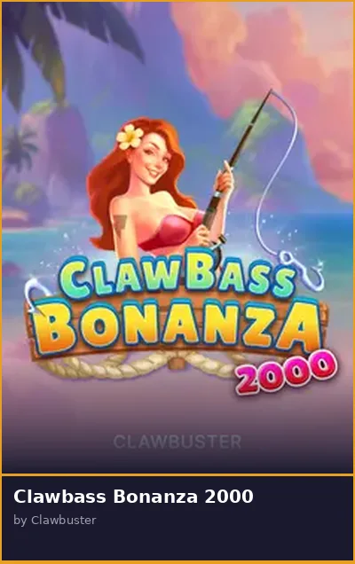 Clawbass Bonanza 2000 slot