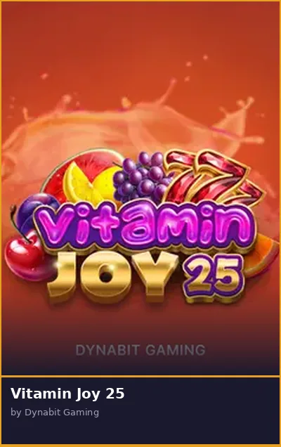 Vitamin Joy 25 slot