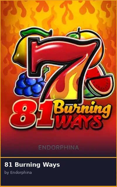 81 Burning Ways slot