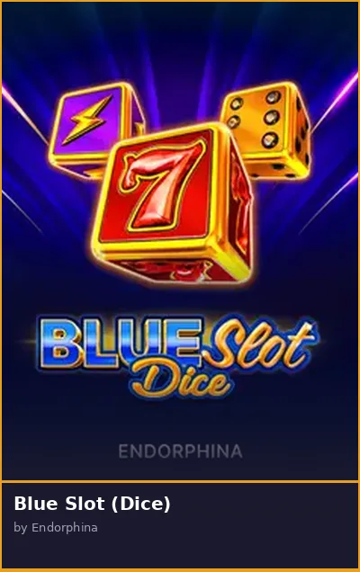 Blue Slot  Dice slot