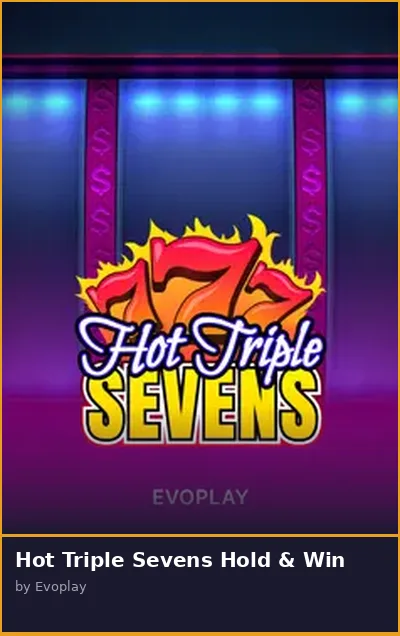 Hot Triple Sevens Hold   Win slot