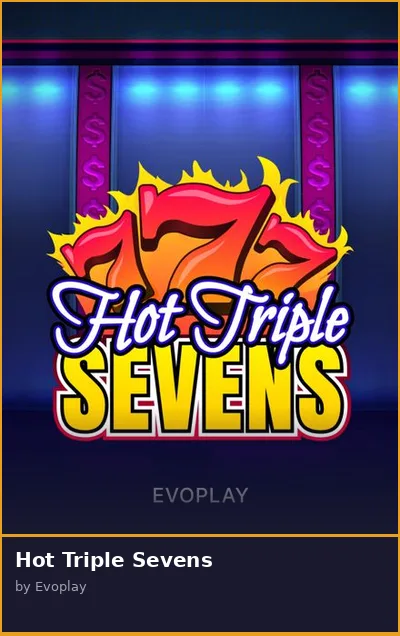 Hot Triple Sevens slot