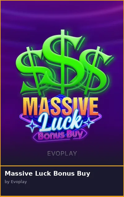 Massive Luck Bonus Buy slot