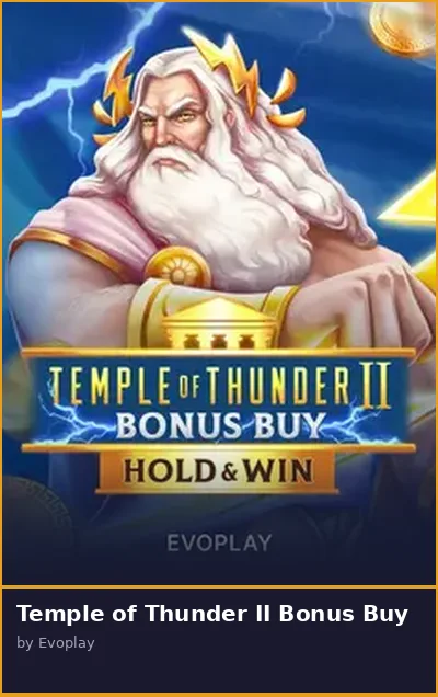 Temple of Thunder II Bonus Buy slot