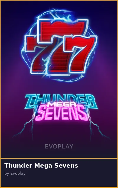 Thunder Mega Sevens slot