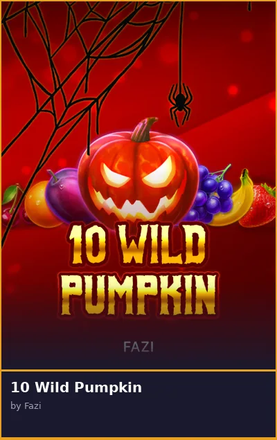 10 Wild Pumpkin slot