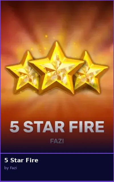 5 Star Fire slot