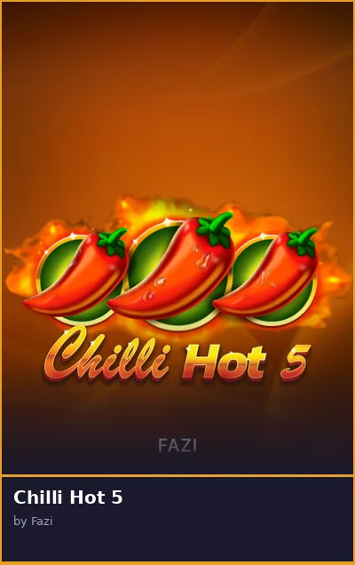 Chilli Hot 5 slot