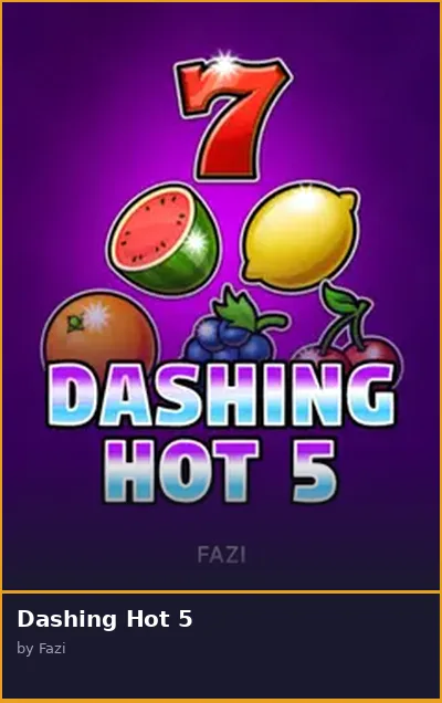 Dashing Hot 5 slot