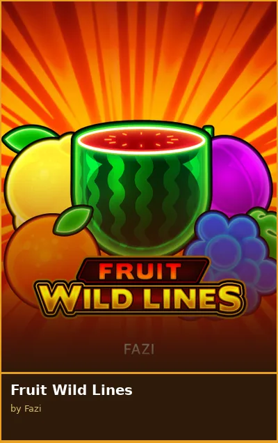 Fruit Wild Lines slot