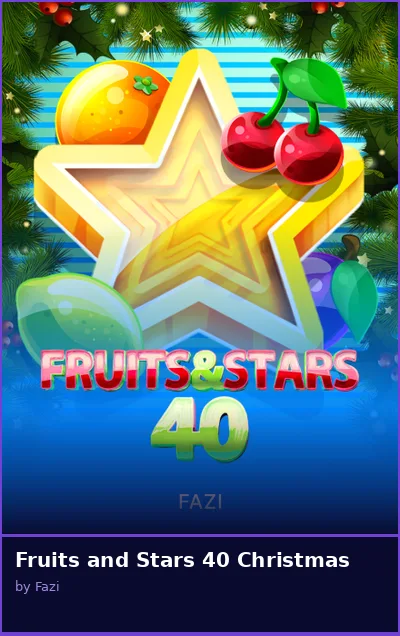Fruits and Stars 40 Christmas slot