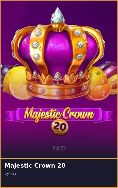 Majestic Crown 20 slot