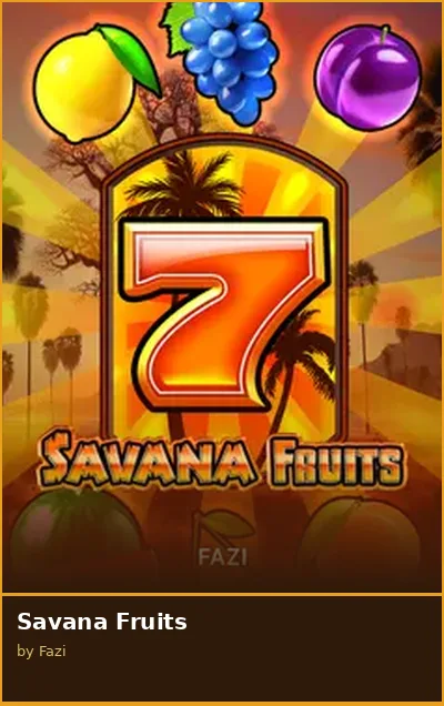 Savana Fruits slot