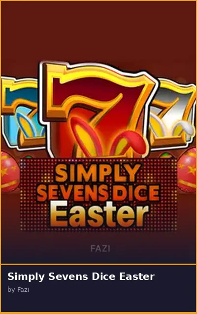 Simply Sevens Dice Easter slot