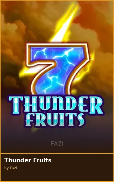 Thunder Fruits slot