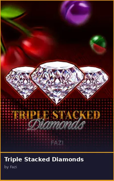 Triple Stacked Diamonds slot