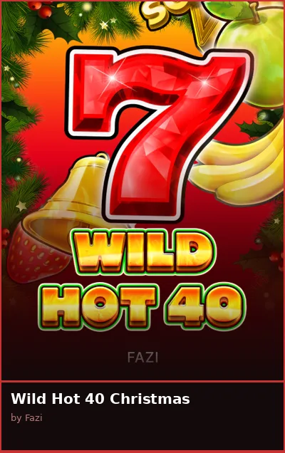 Wild Hot 40 Christmas slot