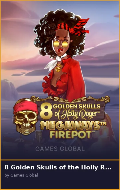 8 Golden Skulls of the Holly Roger slot