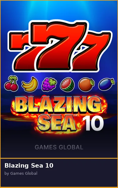 Blazing Sea 10 slot