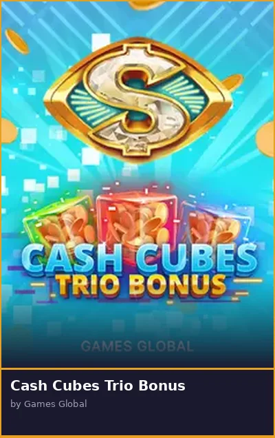 Cash Cubes Trio Bonus slot