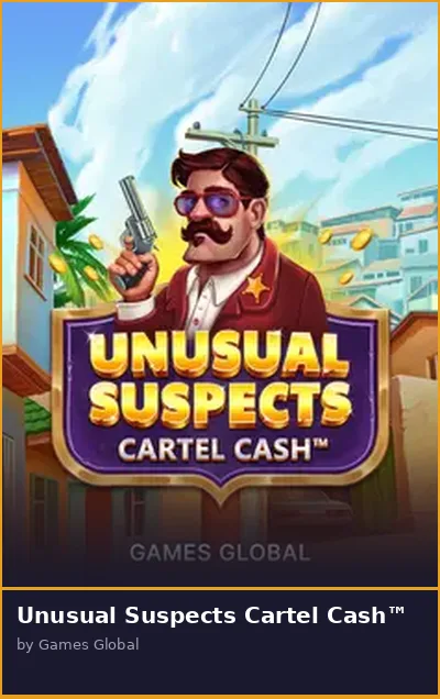 Unusual Suspects Cartel Cash slot