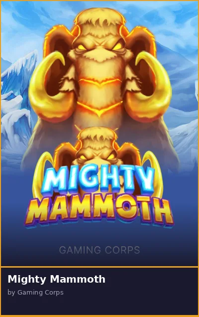 Mighty Mammoth slot