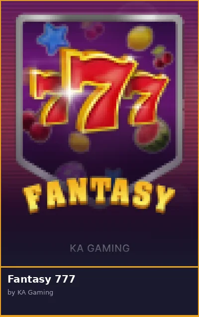 Fantasy 777 slot