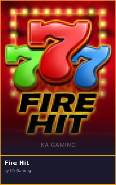 Fire Hit slot