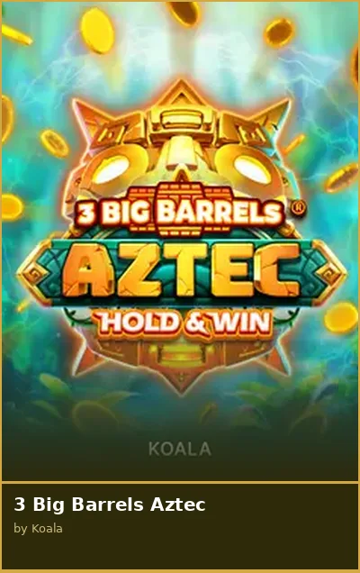 3 Big Barrels Aztec slot
