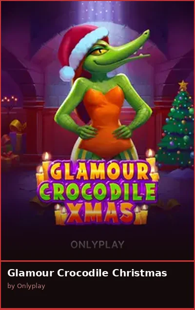 Glamour Crocodile Christmas slot