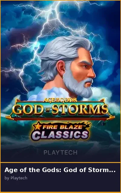 Age of the Gods  God of Storms Fire Blaze slot